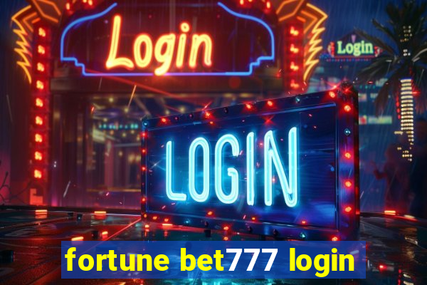 fortune bet777 login